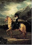 Francisco de Goya Equestrian portrait of Maria Teresa de Vallabriga oil painting artist